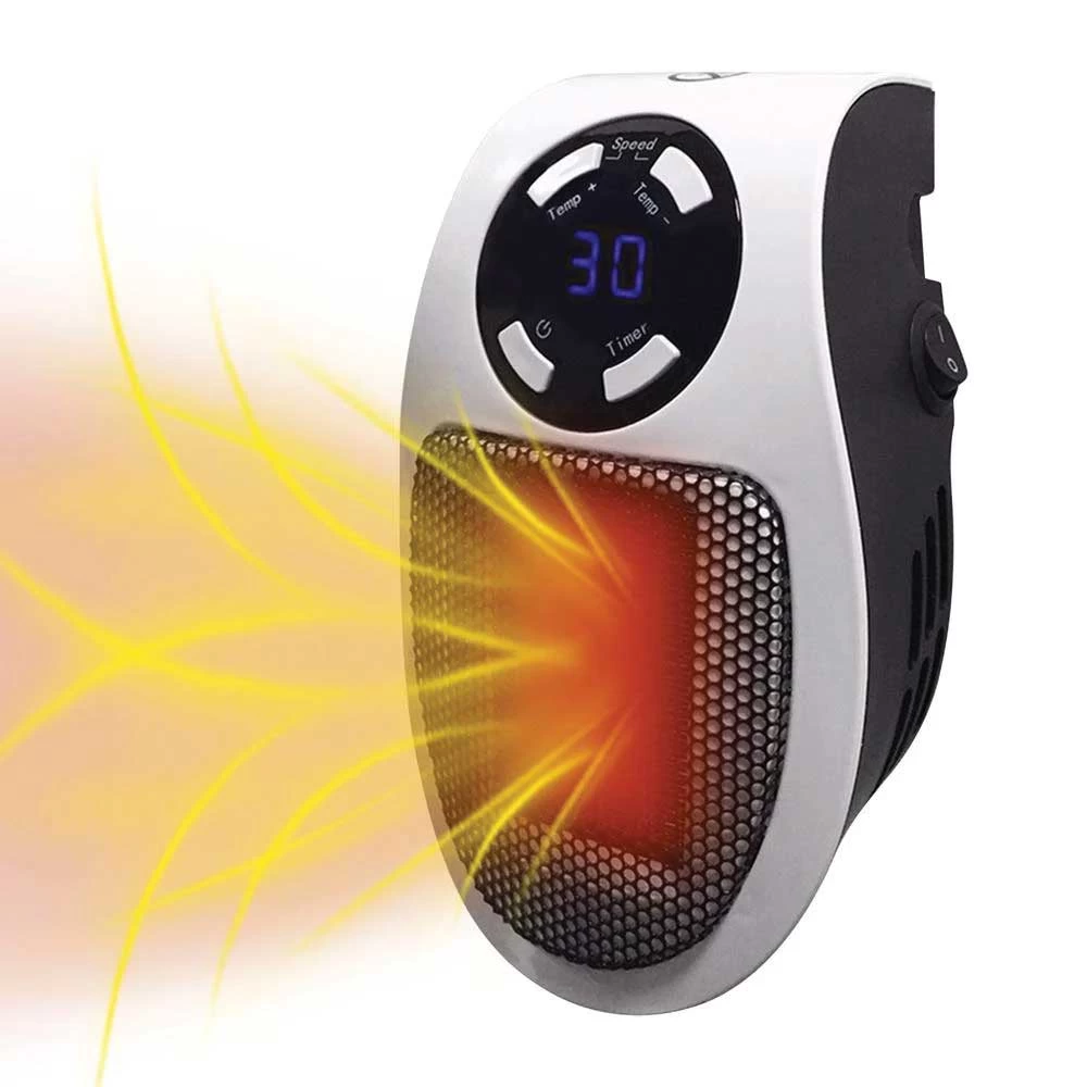 Electric mini heater, Alphawarmer electric heating, low energy consumption, ultralight, remote-controlled