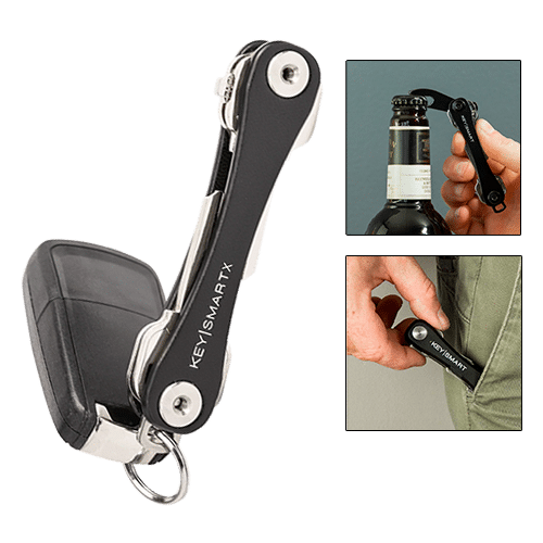 Ergonomic key holder, compact and practical, KeySmart, to store your keys like a Swiss army knife