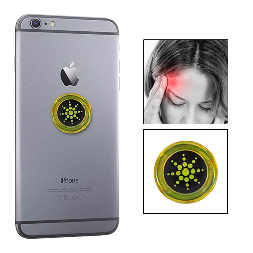 6 Pack Anti-Radiation Stickers, RadiationBlock, EMF Negative Ion Blocker for Phones, Computers, Electronic Devices