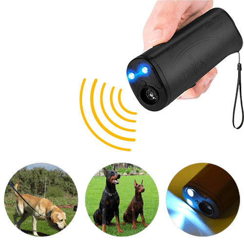 Ultrasonic Dog Anti Bark Device, Bark Stopper, Dog Training Device with Flashlight