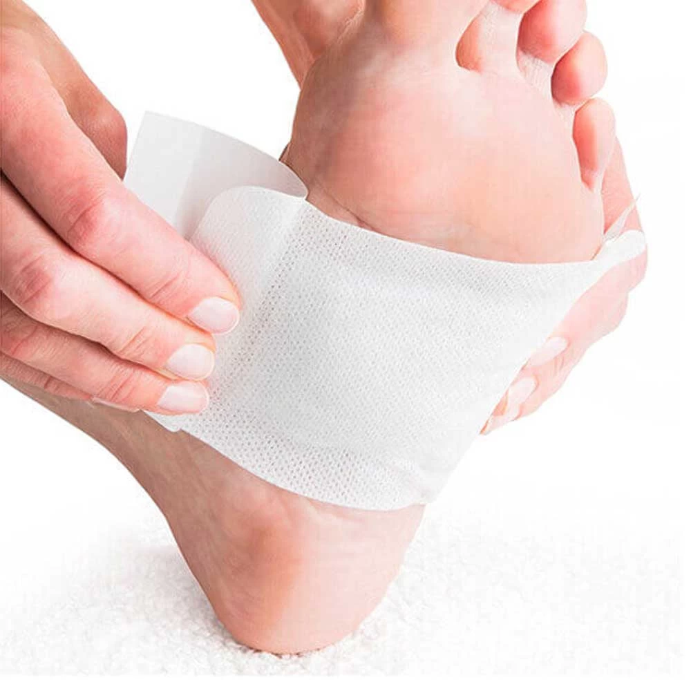 Set of 10 detoxifying patches for feet Nachuura, relieving pain, improving quality of life and sleep