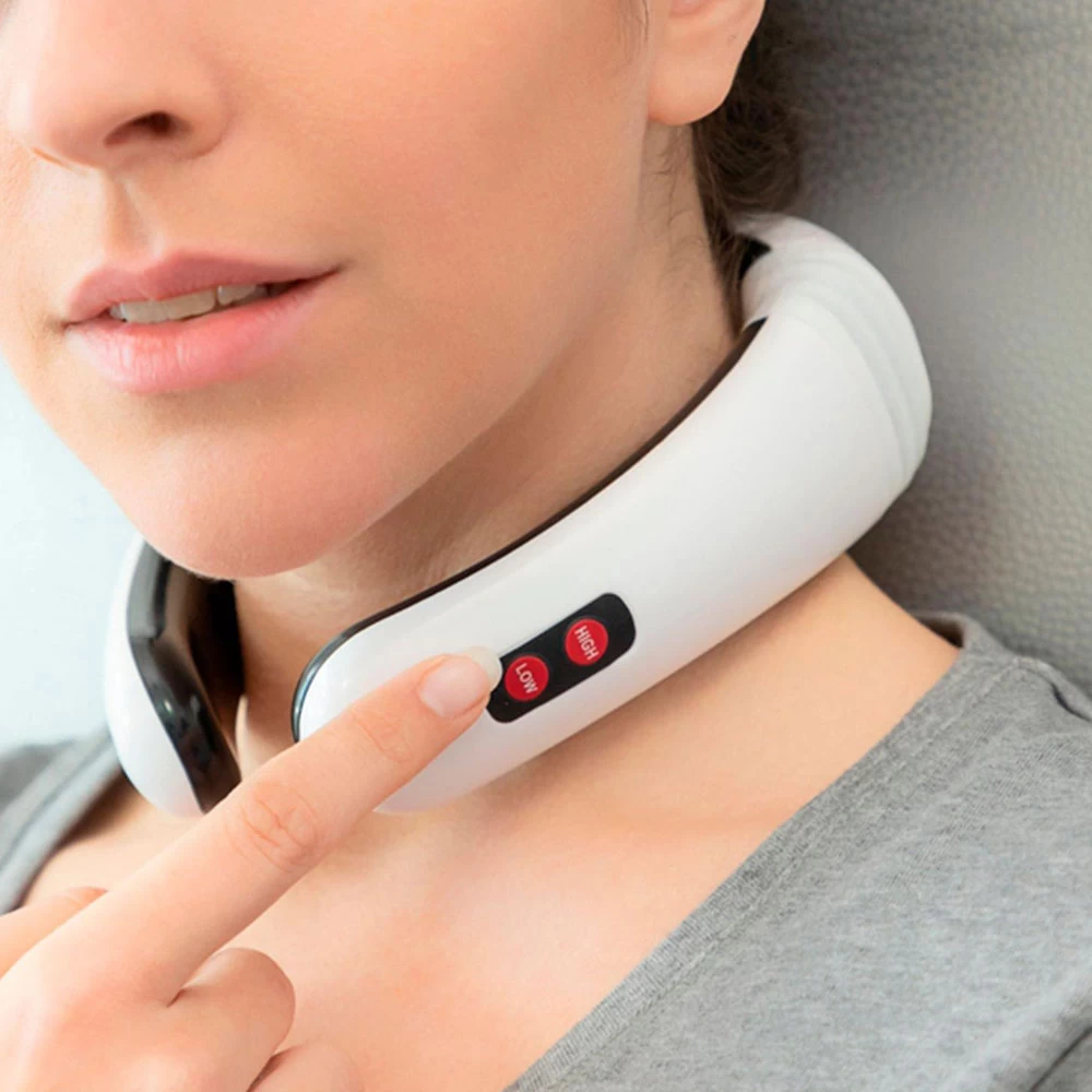 Neck Massager, Intelligent Neck Massager RelaxPro, Portable Neck Massage, 5 Modes and 16 Power Levels