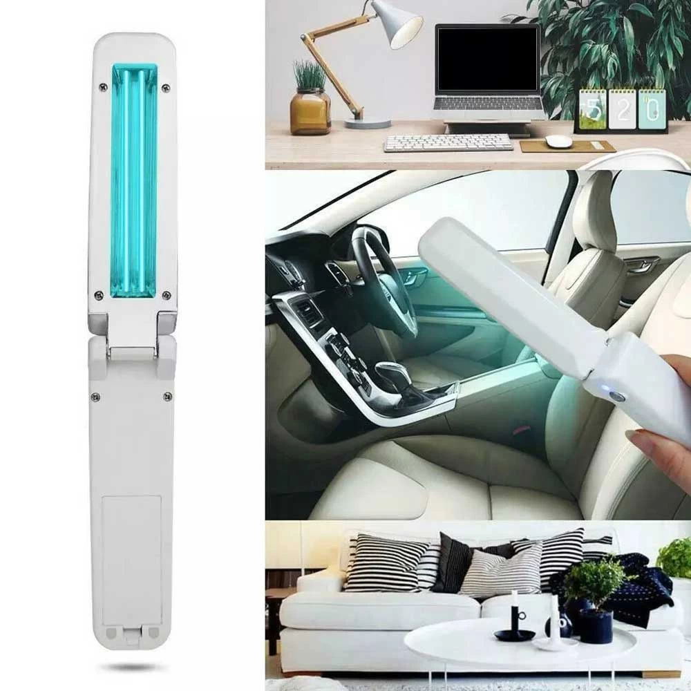 Foldable UV Disinfection Lamp, Battery-Free for Travel - UV Sanitizer Foldable - SanitizerPro