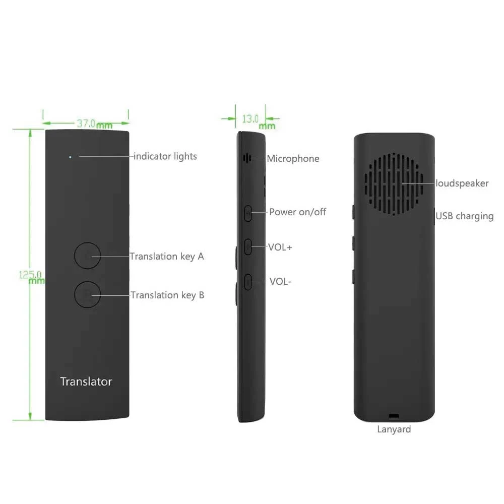 Portable Instant Translator, Vocal TranslatorPro, Intelligent Pocket Translator - 40 Languages