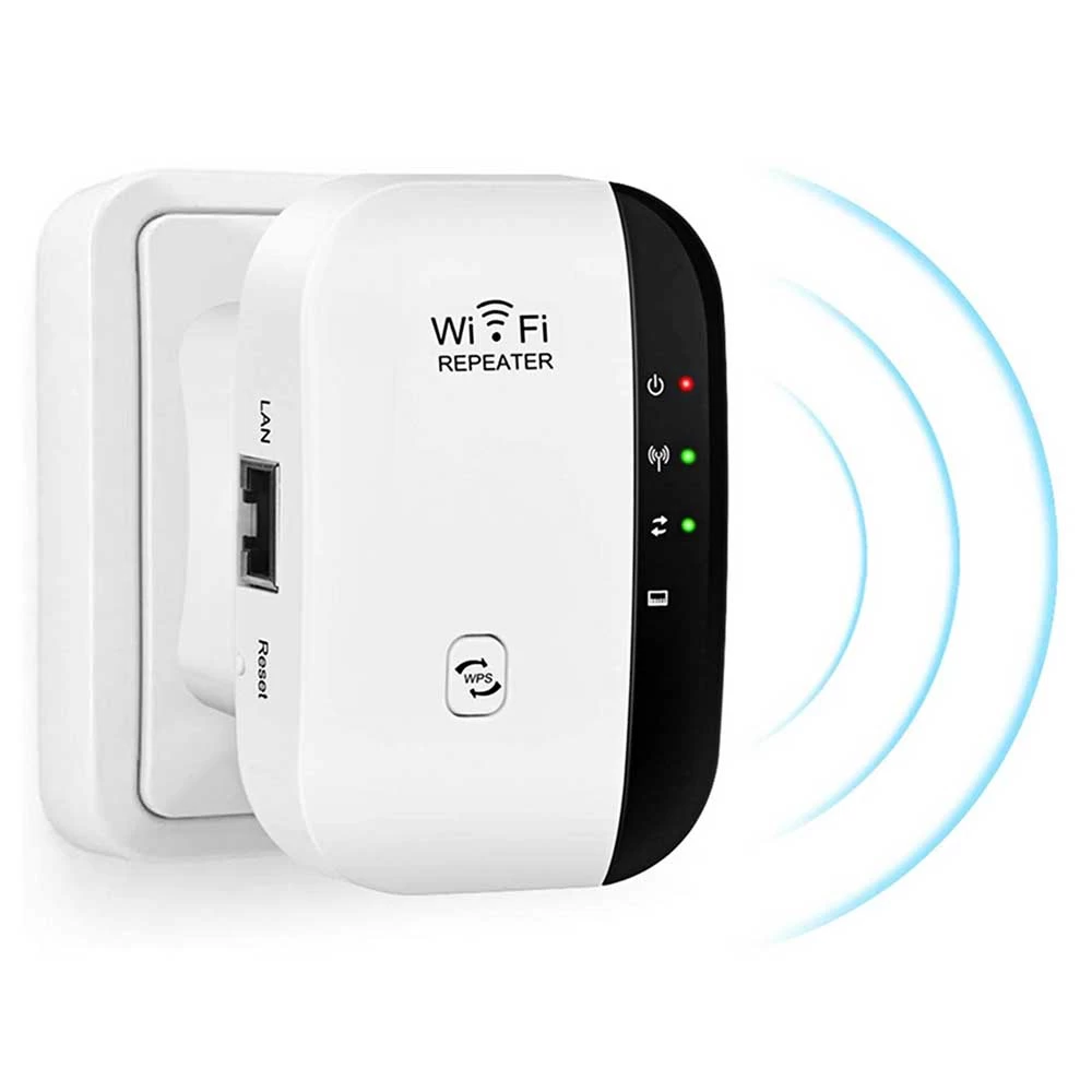 WIFI BOOSTER, WIRELESS WIFI BOOSTER, WIFI RANGE EXTENDER, COMPATIBLE WITH ALL WIFI DEVICES - WIFI SUPERBOOST